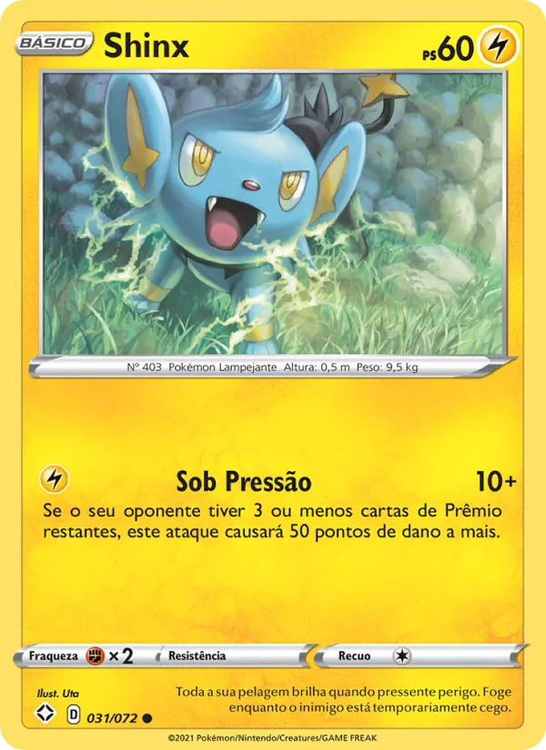 Shinx Destinos Brilhantes 31/72