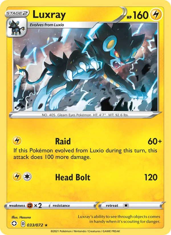 Luxray Shining Fates 33/72