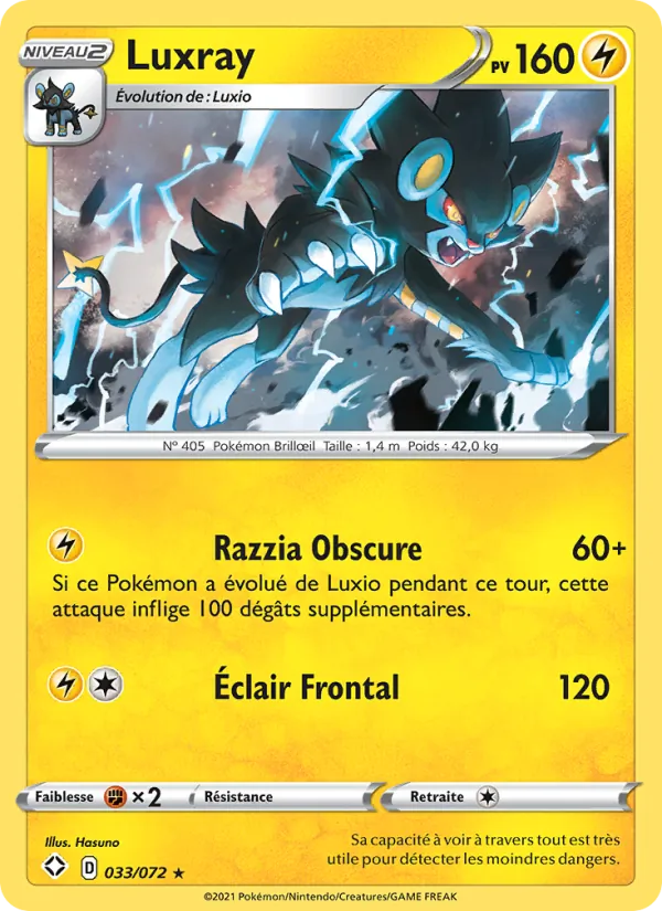 Luxray Destinées Radieuses 33/72