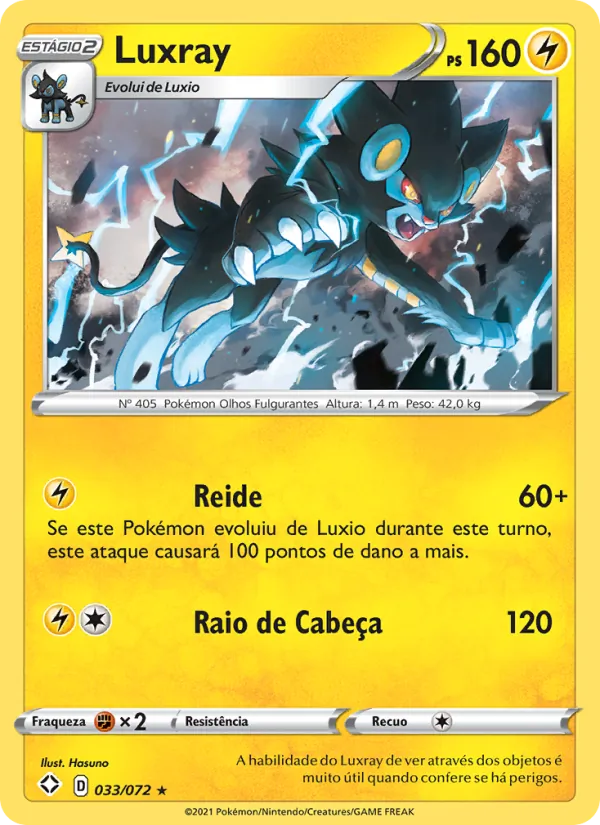 Luxray Destinos Brilhantes 33/72