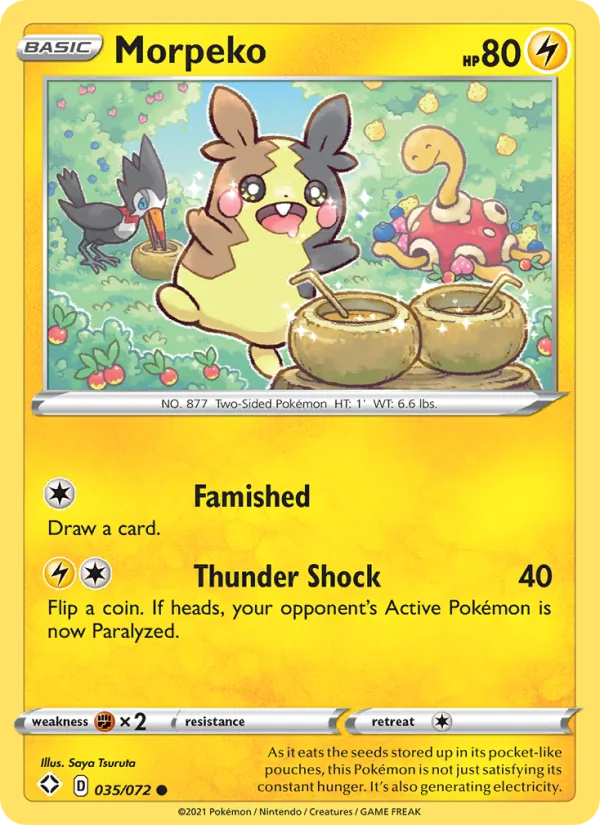 Morpeko Shining Fates 35/72