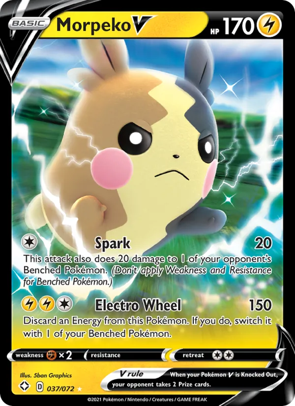 Morpeko V Shining Fates 37/72