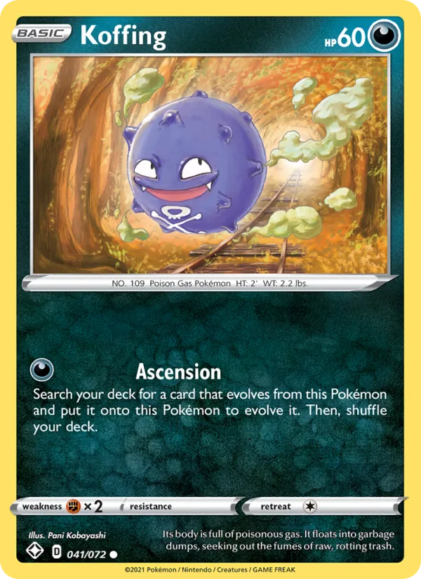 Koffing Shining Fates 41/72