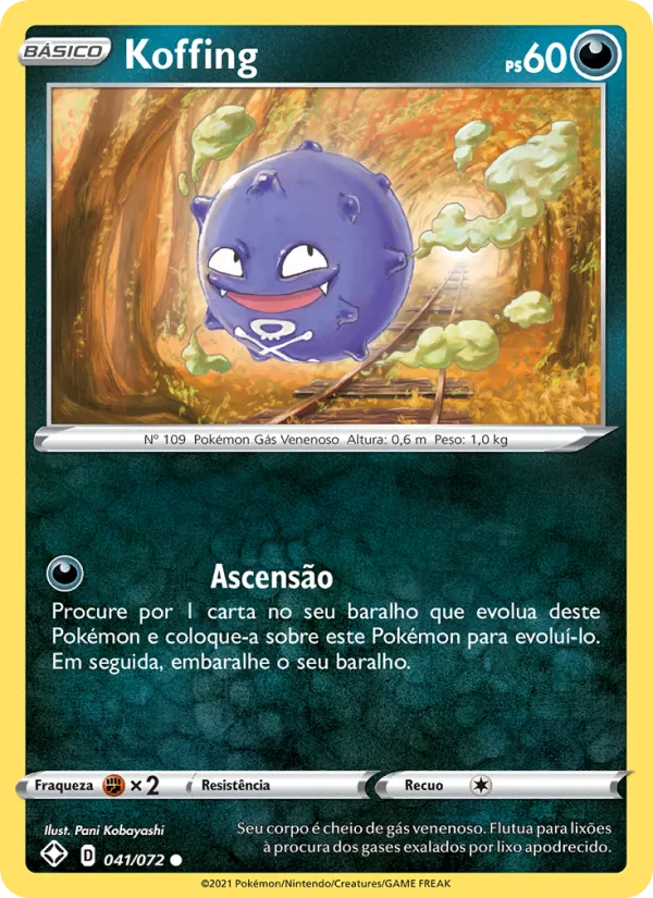 Koffing Destinos Brilhantes 41/72