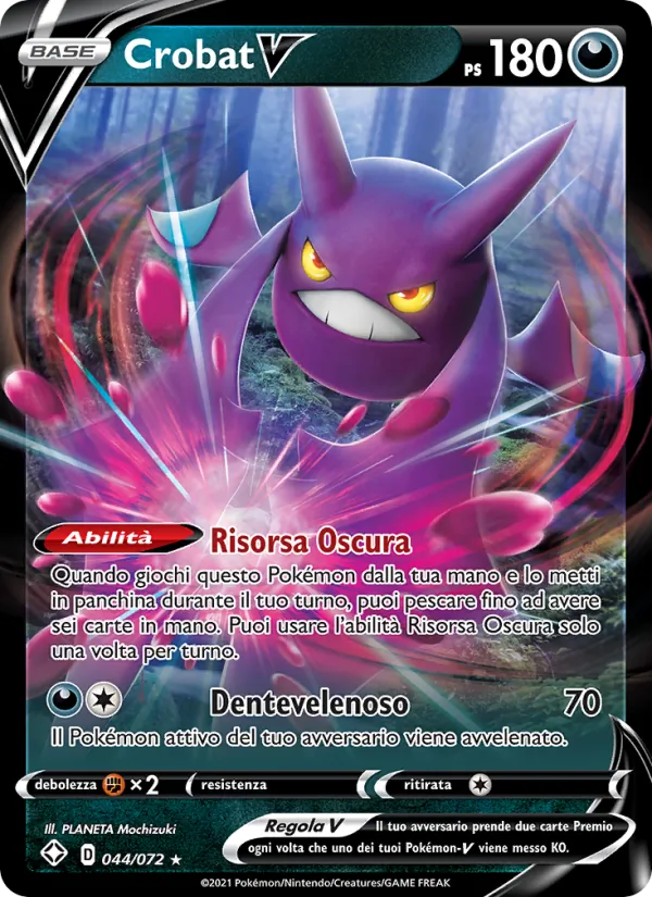Crobat V Destino Splendente 44/72