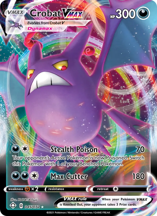 Crobat VMAX Shining Fates 45/72
