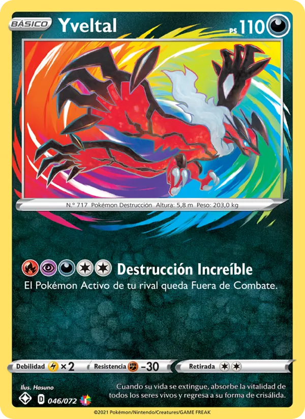 Yveltal Destinos Brillantes 46/72