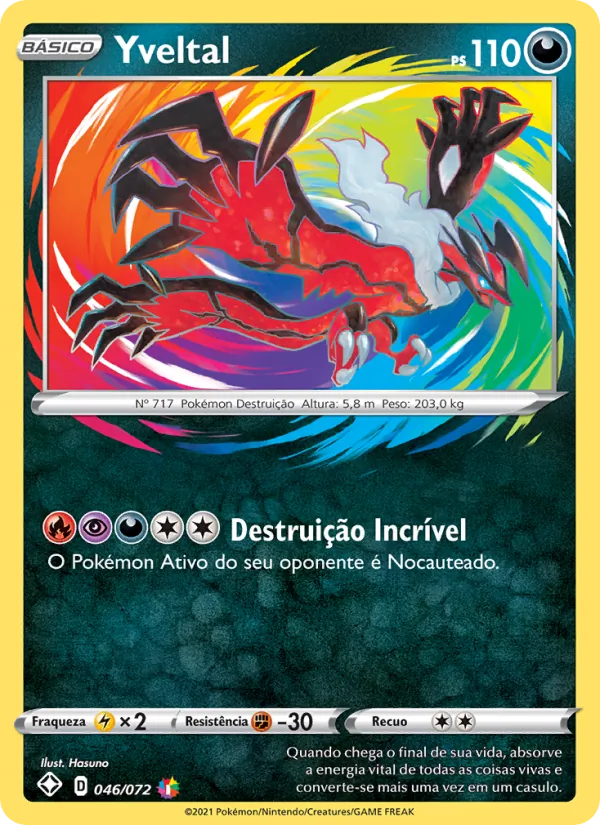 Yveltal Destinos Brilhantes 46/72