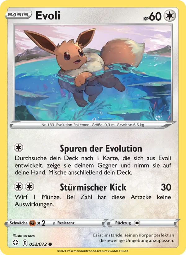 Evoli Glänzendes Schicksal 52/72