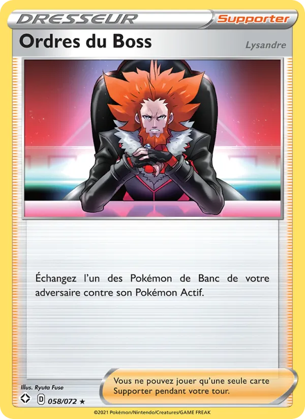 Ordres du Boss (Lysandre) Destinées Radieuses 58/72