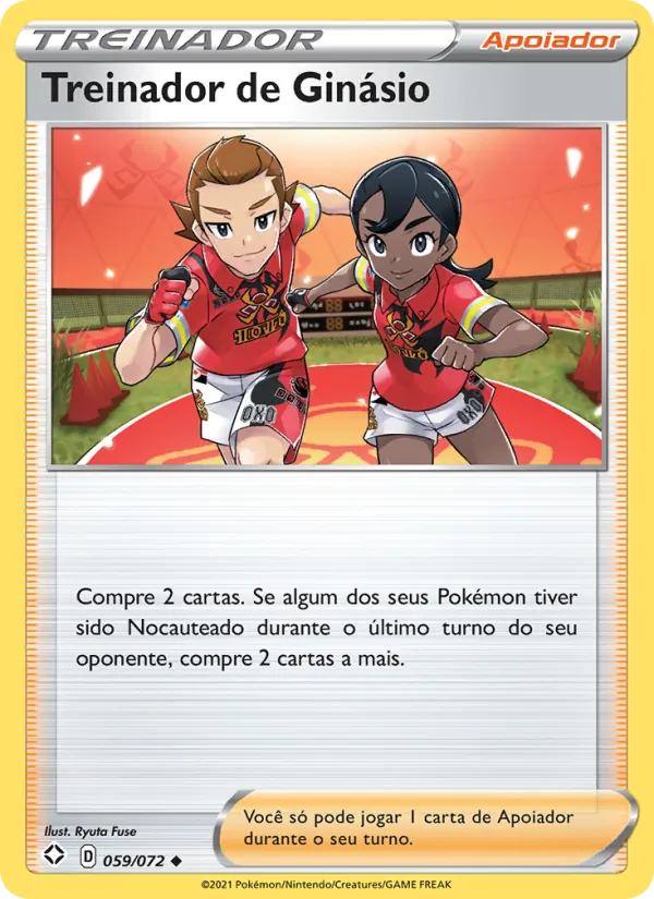 Treinador de Ginásio Destinos Brilhantes 59/72