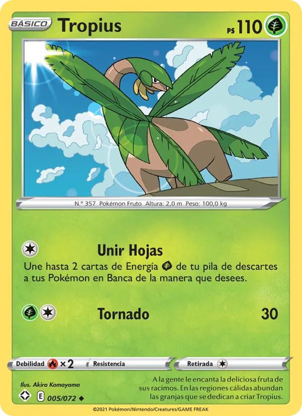Tropius Destinos Brillantes 5/72