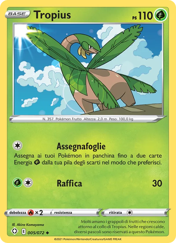 Tropius Destino Splendente 5/72