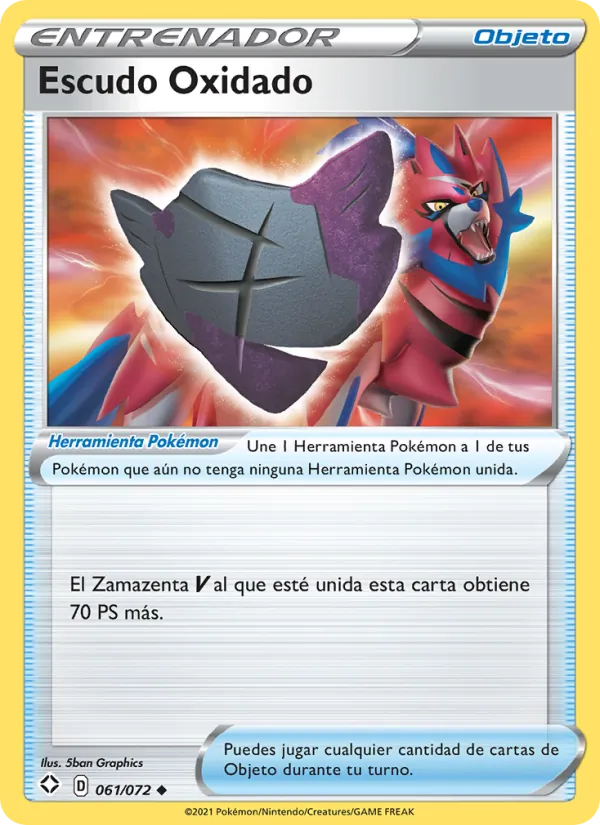 Escudo Oxidado Destinos Brillantes 61/72