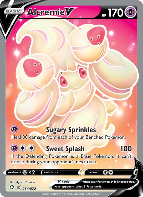Alcremie V Shining Fates 64/72