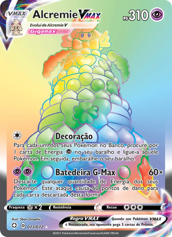 Alcremie VMAX Destinos Brilhantes 73/72