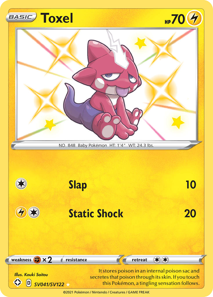 Toxel Shining Fates Shiny Vault SV041/122