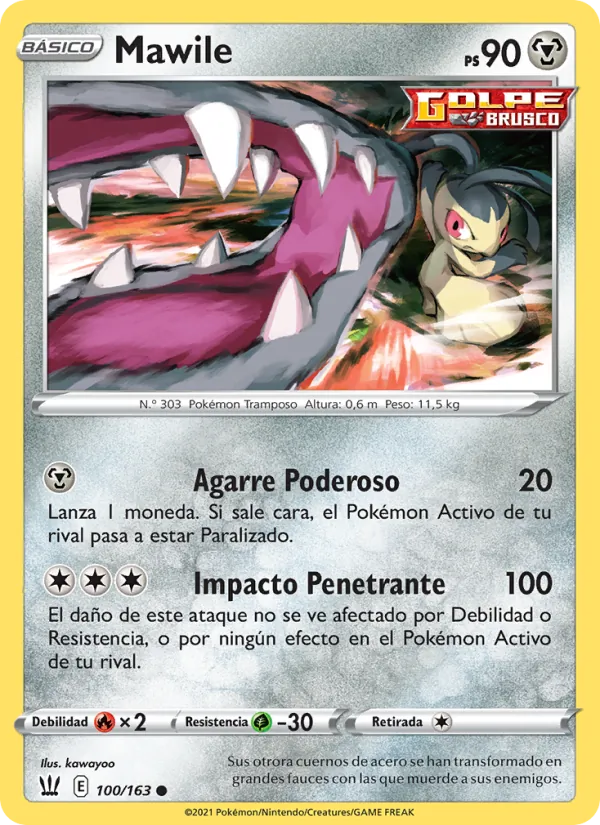 Mawile Estilos de Combate 100/163