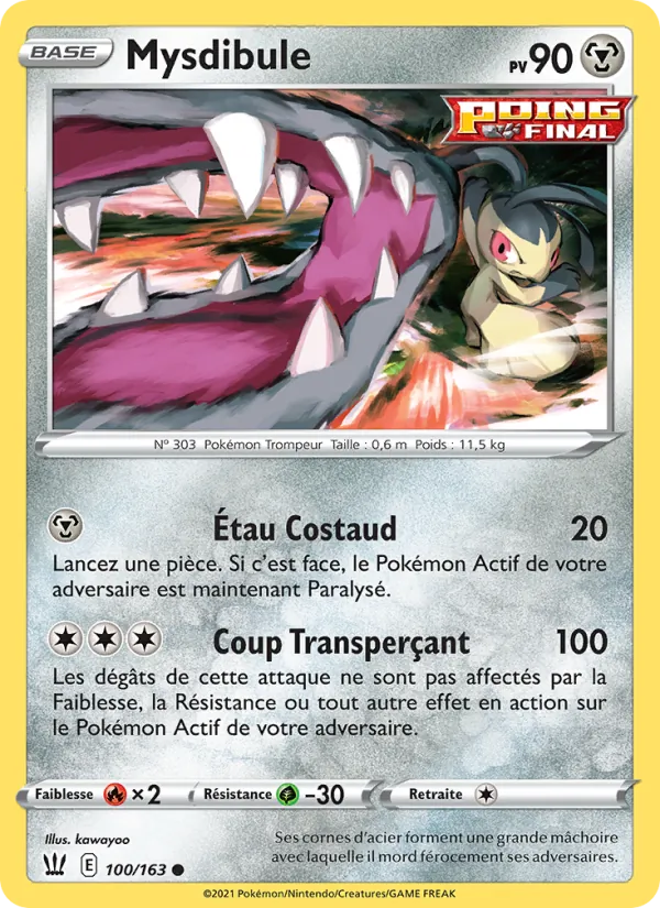 Mysdibule Styles de combat 100/163