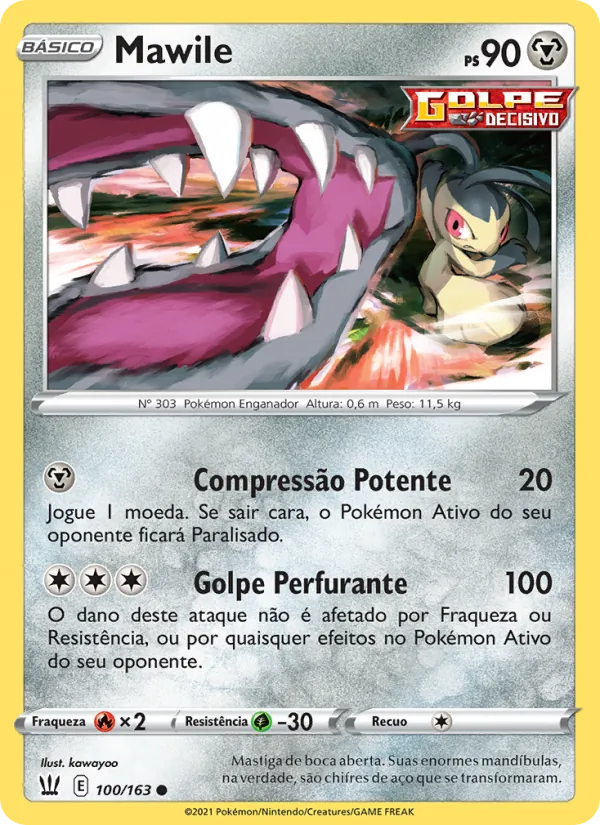 Mawile Estilos de Batalha 100/163
