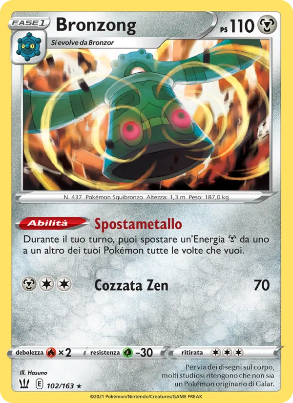 Bronzong Stili di Lotta 102/163