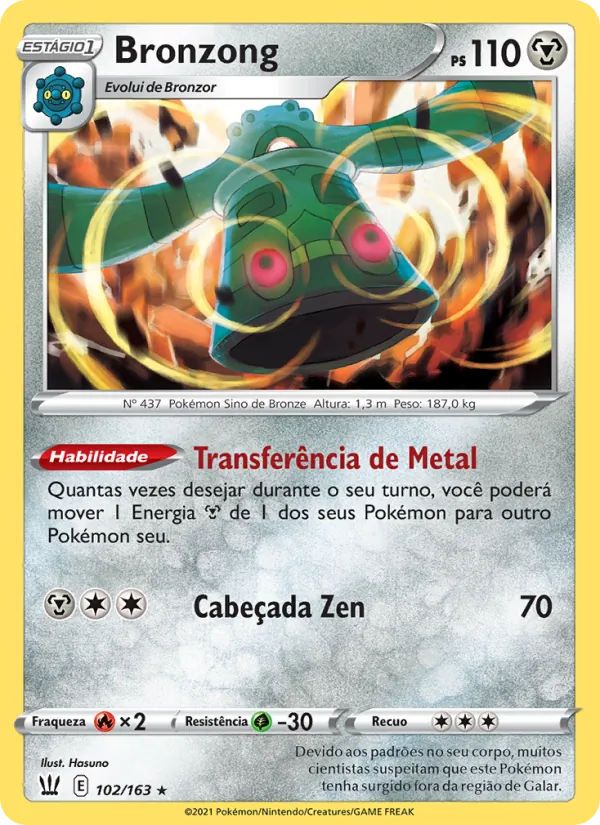 Bronzong Estilos de Batalha 102/163