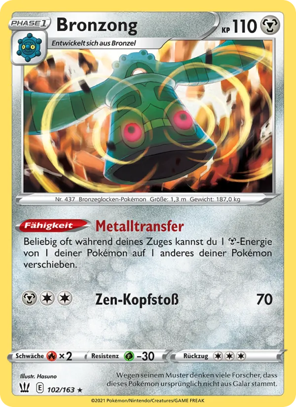 Bronzong Kampfstile 102/163