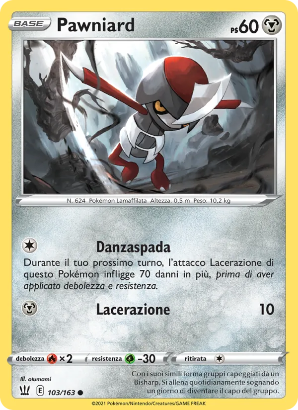 Pawniard Stili di Lotta 103/163