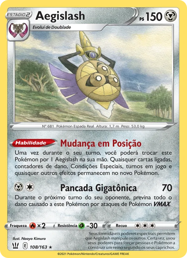 Aegislash Estilos de Batalha 108/163