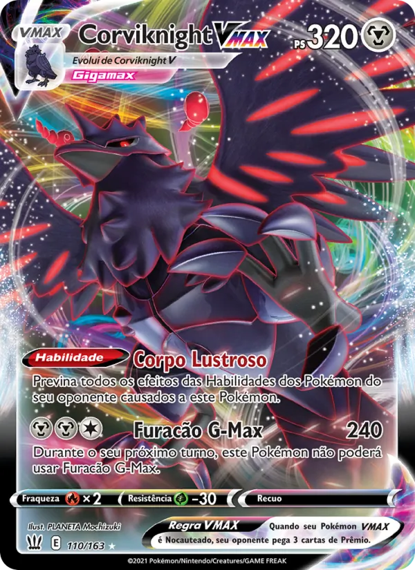 Corviknight VMAX Estilos de Batalha 110/163