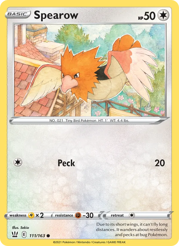Spearow Battle Styles 111/163