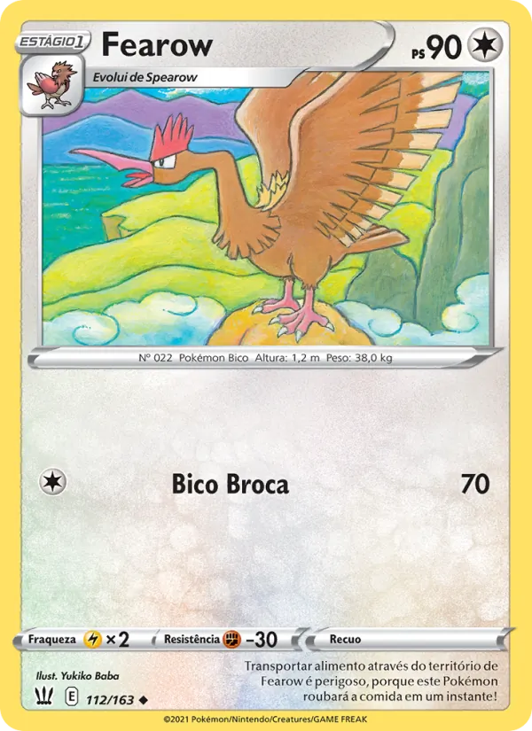 Fearow Estilos de Batalha 112/163