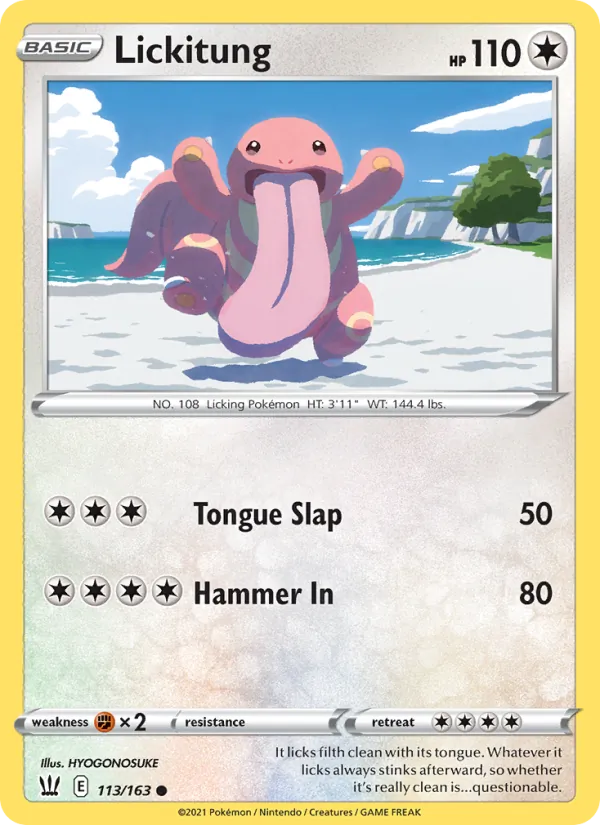 Lickitung Battle Styles 113/163