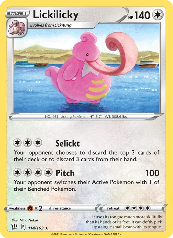 Lickilicky Battle Styles 114/163