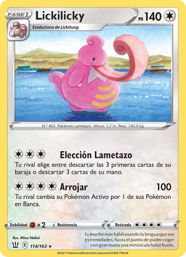 Lickilicky Estilos de Combate 114/163
