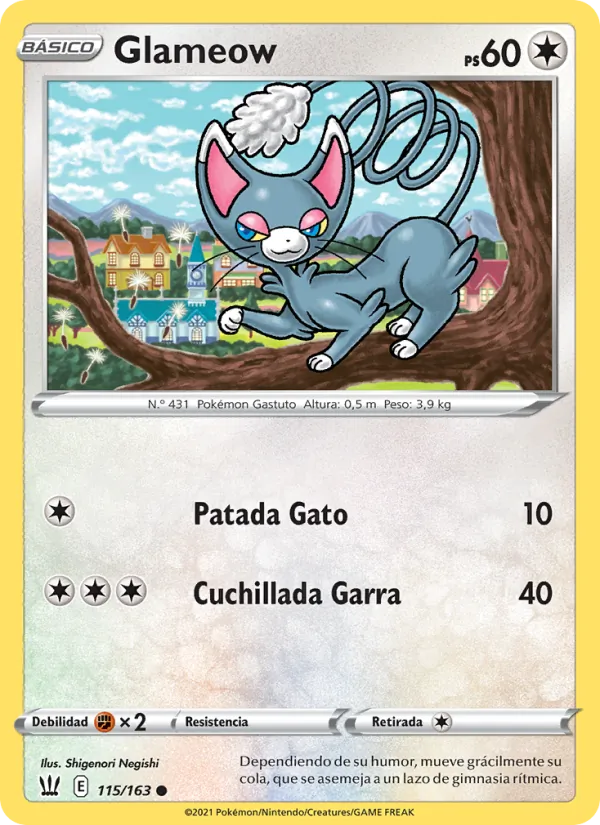 Glameow Estilos de Combate 115/163
