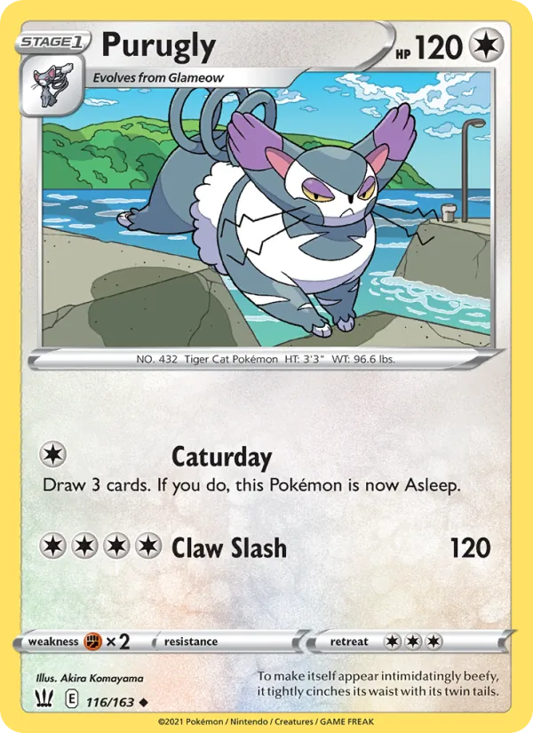 Purugly Battle Styles 116/163