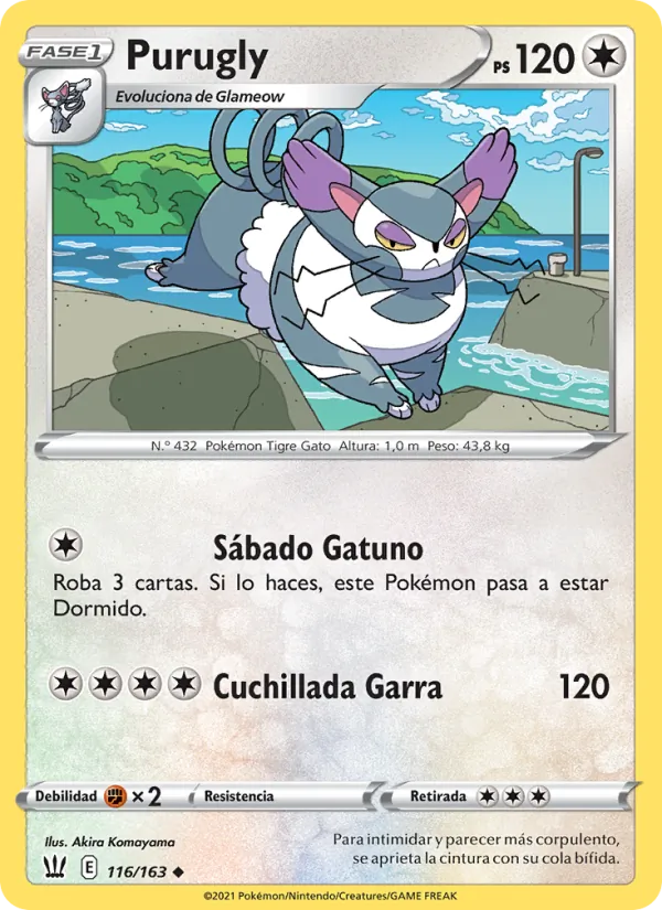 Purugly Estilos de Combate 116/163