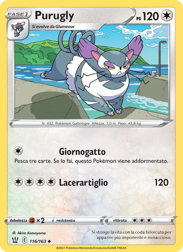 Purugly Stili di Lotta 116/163