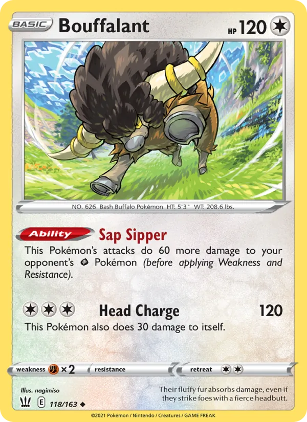 Bouffalant Battle Styles 118/163