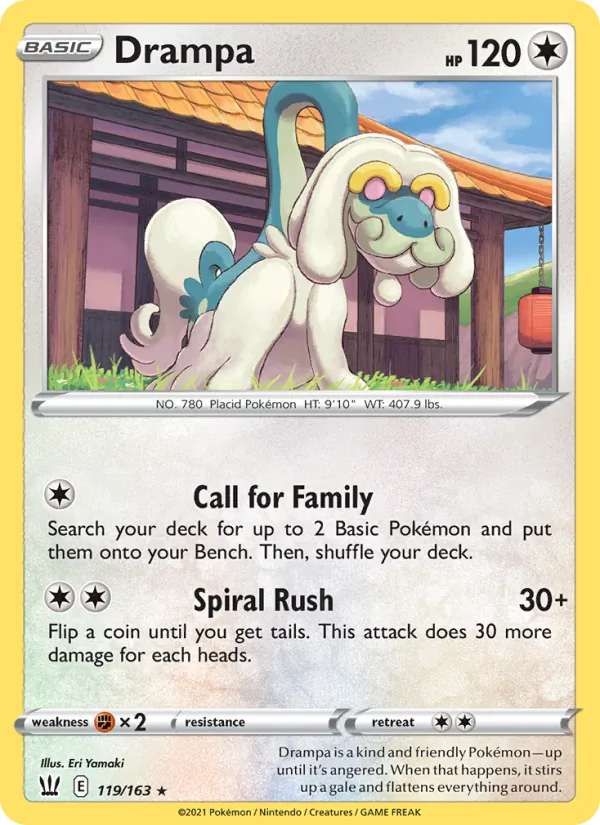 Drampa Battle Styles 119/163