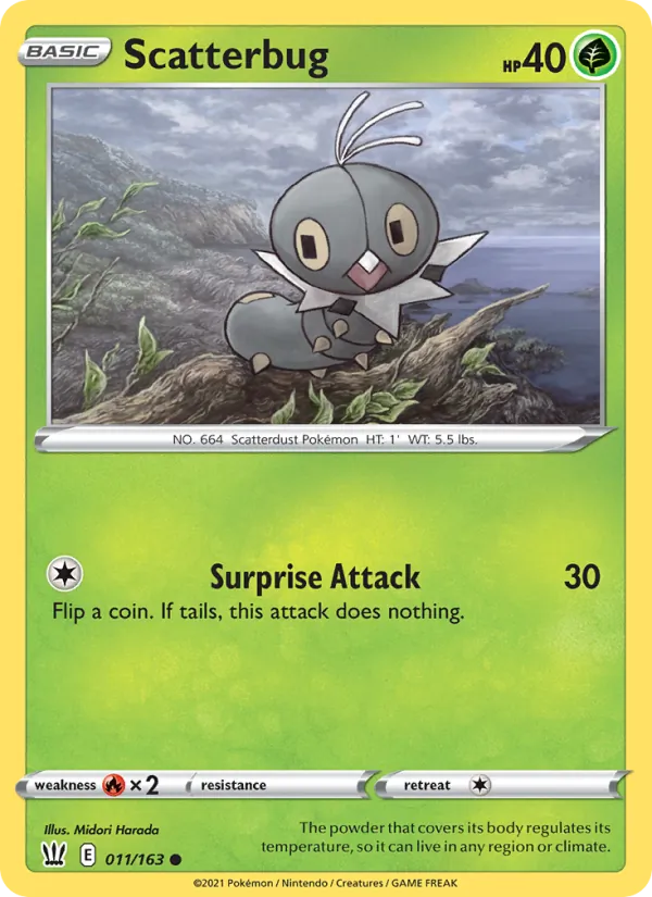 Scatterbug Battle Styles 11/163