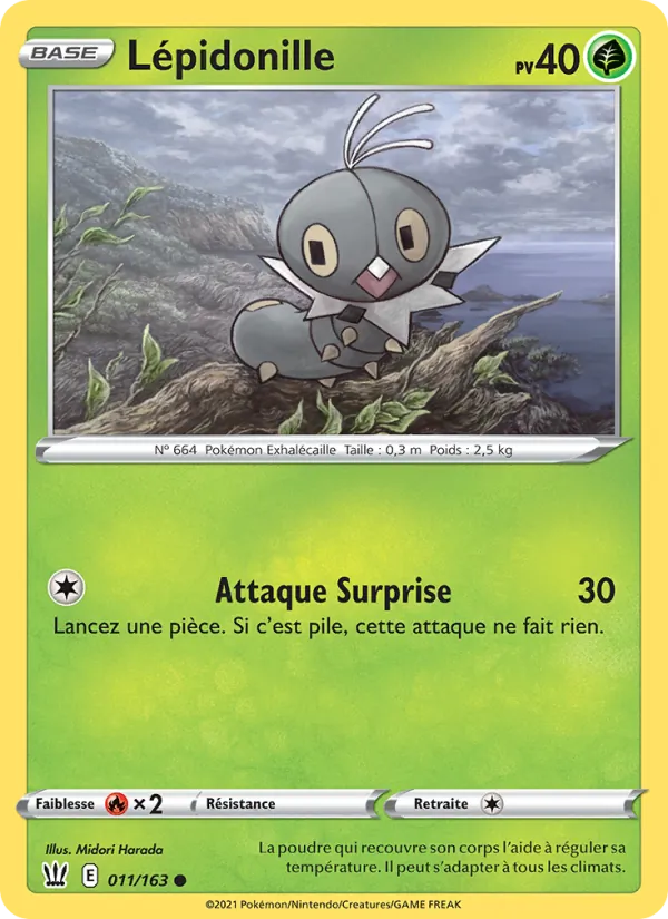 Lépidonille Styles de combat 11/163