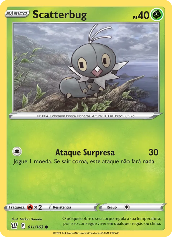 Scatterbug Estilos de Batalha 11/163