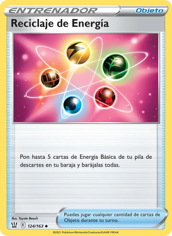 Reciclaje de Energía Estilos de Combate 124/163