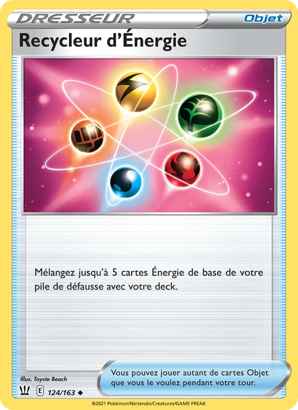 Recycleur d'Énergie Styles de combat 124/163