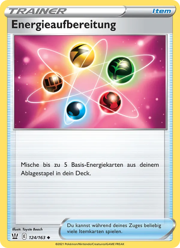 Energieaufbereitung Kampfstile 124/163