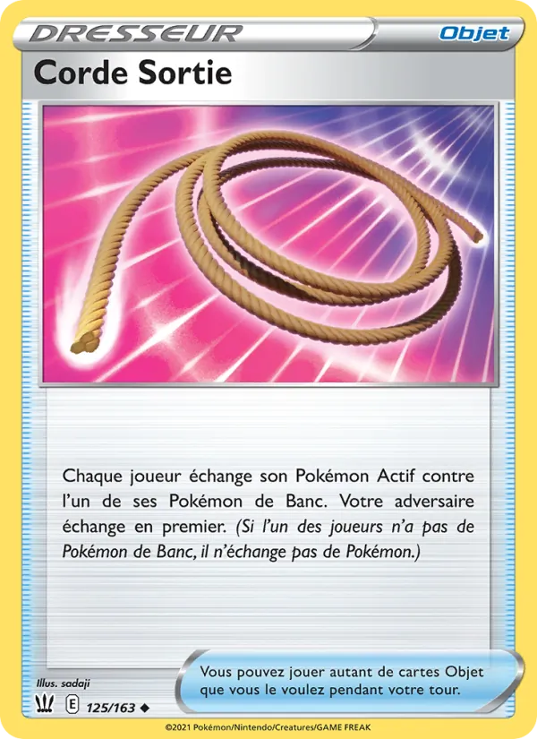 Corde Sortie Styles de combat 125/163