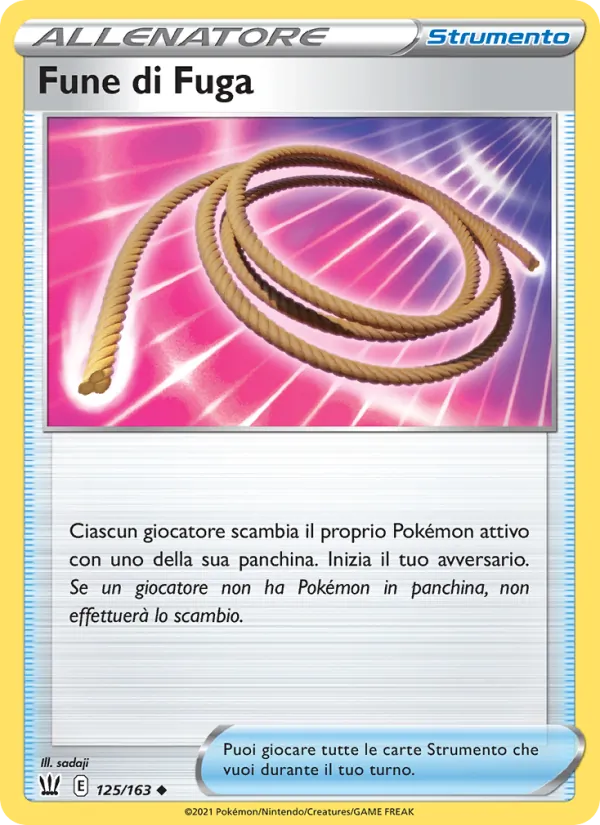 Fune di Fuga Stili di Lotta 125/163