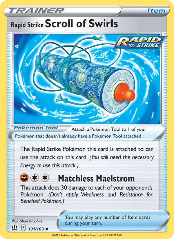 Rapid Strike Scroll of Swirls Battle Styles 131/163